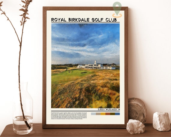 Royal Birkdale Golf Poster Royal Birkdale Golf Print Southport Poster Southport Print Golf Poster Golf Print Golf Poster