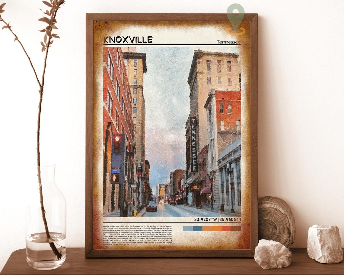Knoxville Art Knoxville Artwork Knoxville Map Knoxville Photo Knoxville Poster Knoxville Print Knoxville Travel Knoxville Tennessee - Image 6