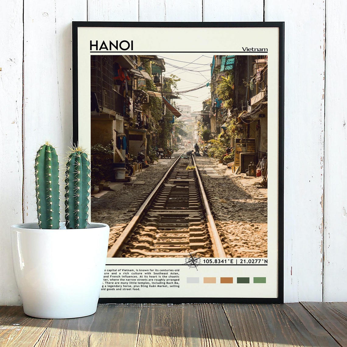 Hanoi Print Hanoi Art Hanoi Poster Hanoi Photo Hanoi Poster Print Hanoi Painting Hanoi Poster Hanoi Artwork Vietnam Poster - Image 5