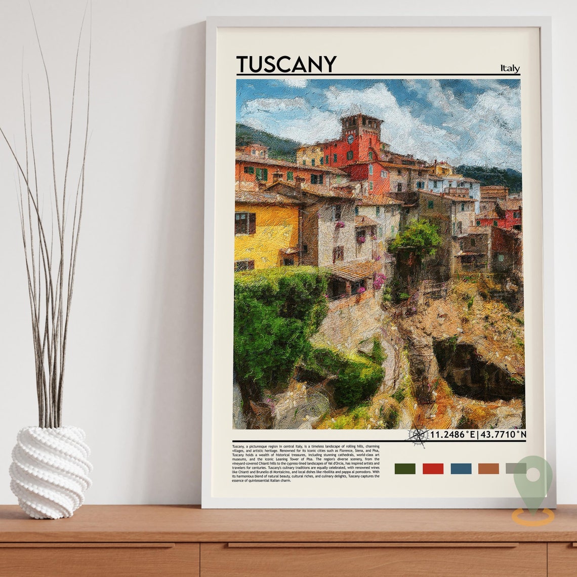 Tuscany Print Tuscany Poster Tuscany Wall Art Tuscany Travel Print Tuscany Art Print Tuscany Artwork Tuscany Photo Italy Print - Image 5