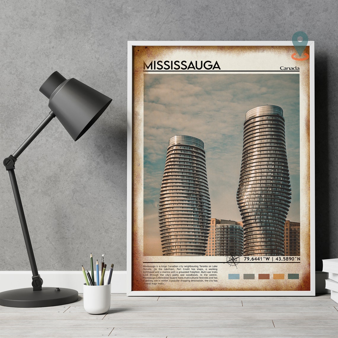 Mississauga Print Mississauga Poster Mississauga Wall Art Mississauga Travel Mississauga Art Print Mississauga Canada Print Ontario - Image 4