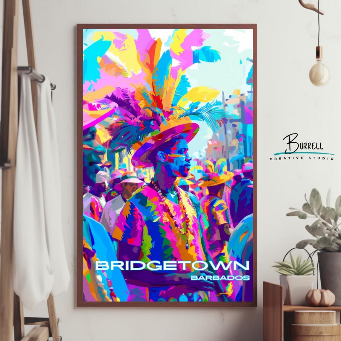 Bridgetown Barbados Cropover Travel Poster Wall Art Poster Print - Image 4