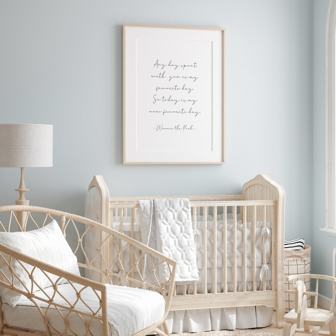 Winnie the Pooh Quote Nursery Wall Art Print - Image 4