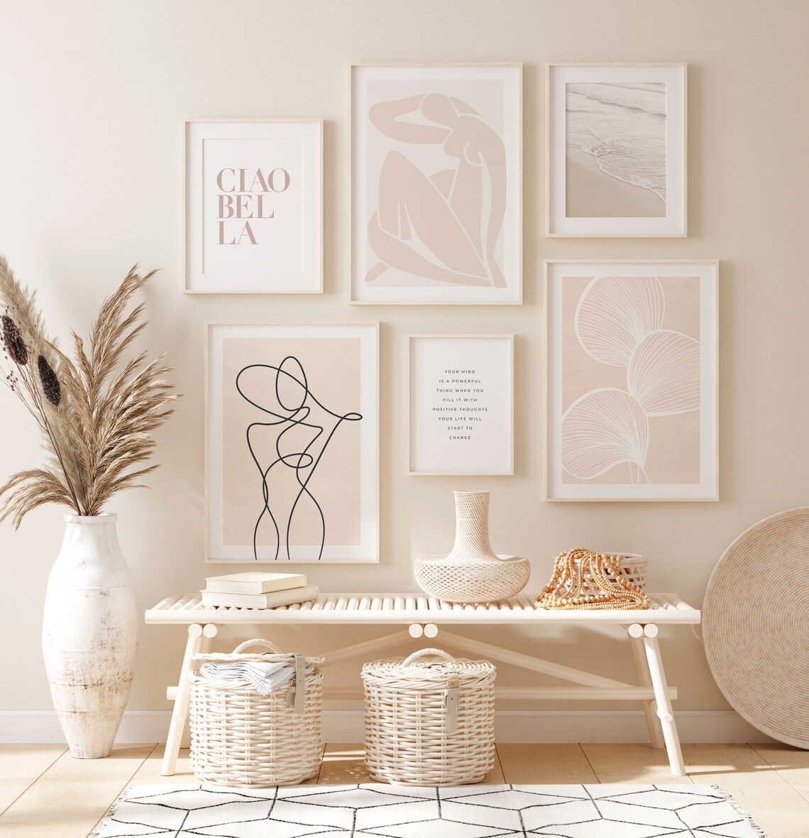Pick Any 6 Prints, Boho Gallery Wall Art Print - Image 2