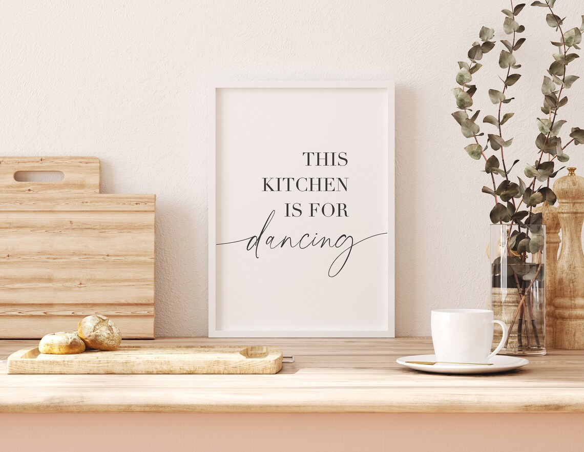 This Kitchen Is For Dancing, Kitchen Wall Art - Image 2