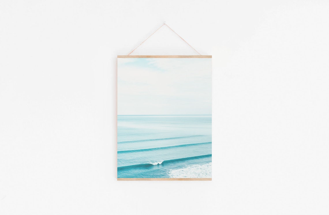 Coastal Blue Ocean Art Print - Image 2