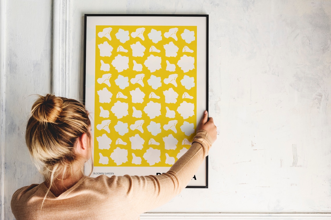 Petunia Abstract Botanical Art Print, Eclectic Decor - Image 3