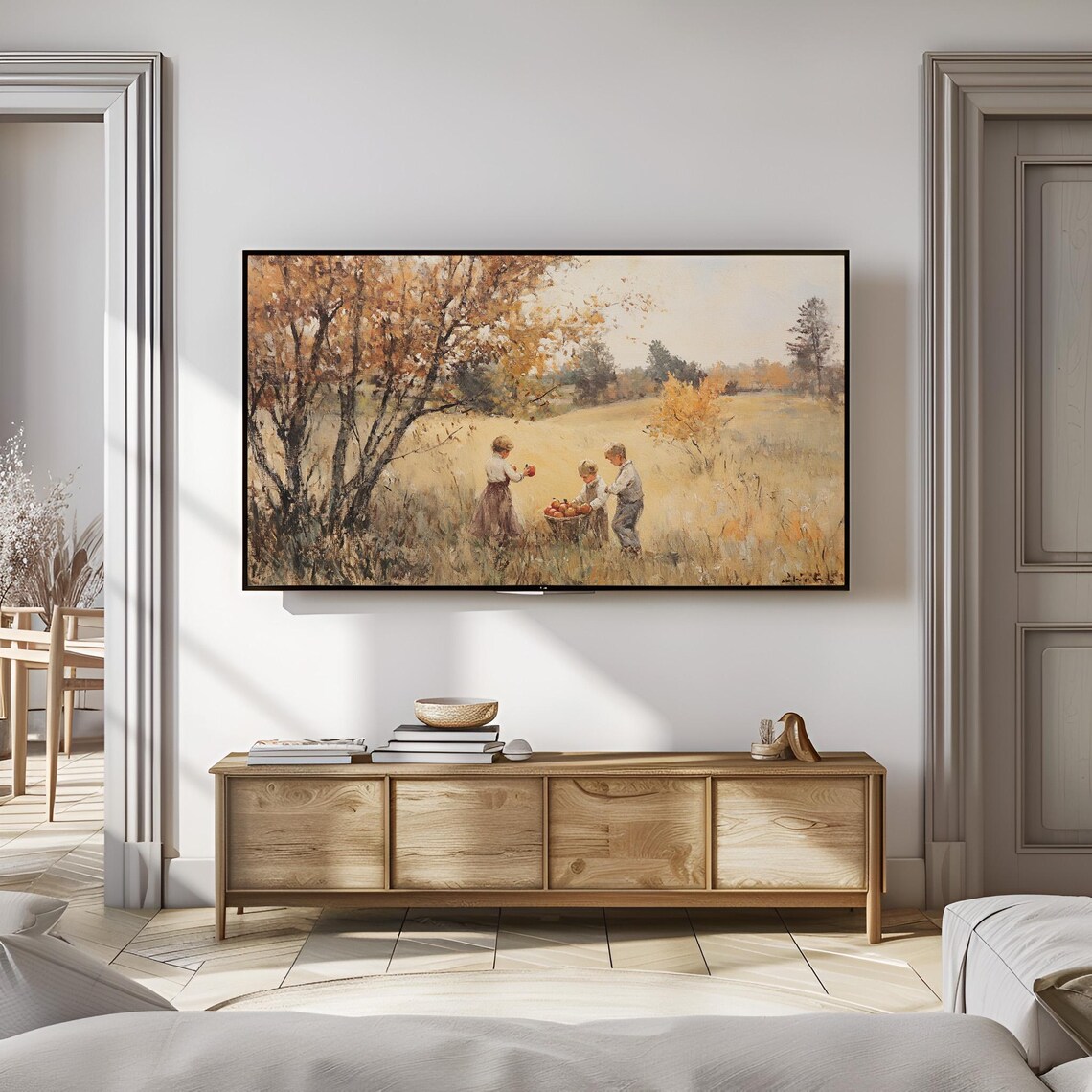 September Orchard Vintage Fall Art Print - Image 2