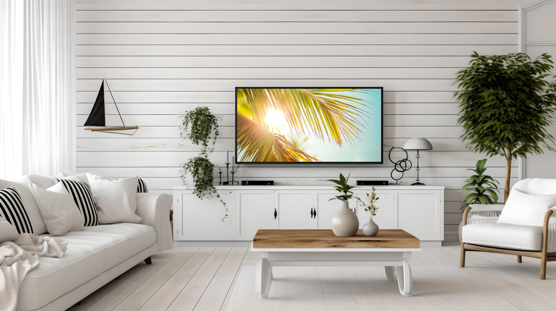 Palm Fronds Sunlight Bright Tropical Beach Summer Photo Poster - Image 2