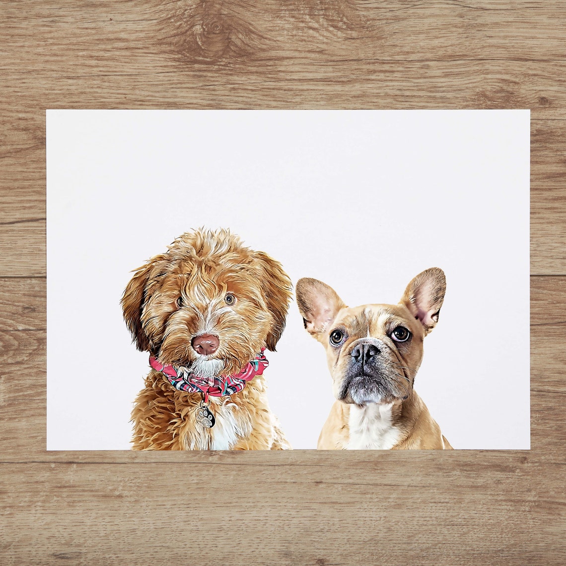 Custom Pet Portrait - Peekaboo Pet Art - Image 2