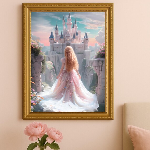 Castlecore Gothic Castle Print Whimsigoth Fantasy Wall Art 5 Sizes