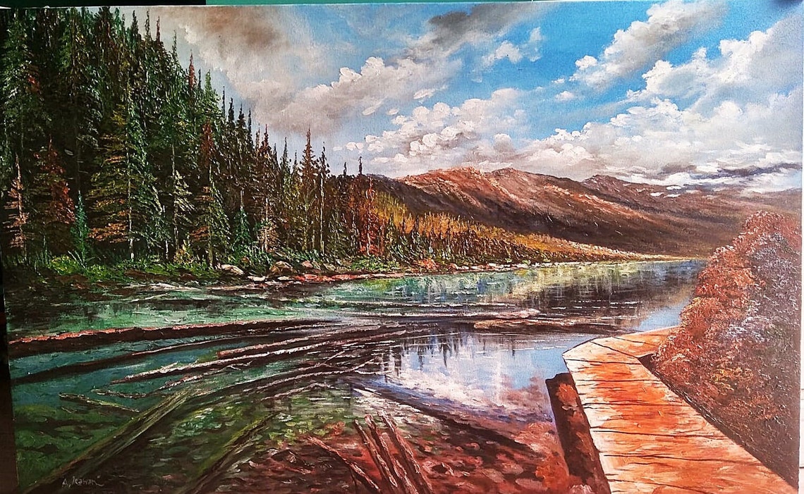 Beautiful Nature Landscape Painting - Image 4
