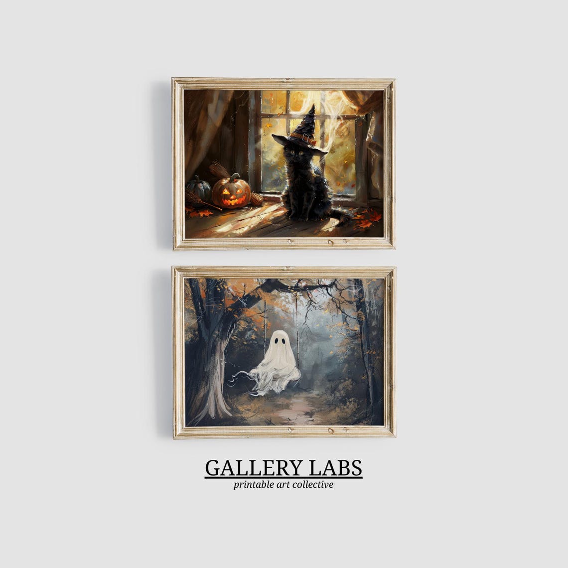 Halloween Art Print Bundle Spooky Gallery Wall Dark Academia Set Print - Image 4