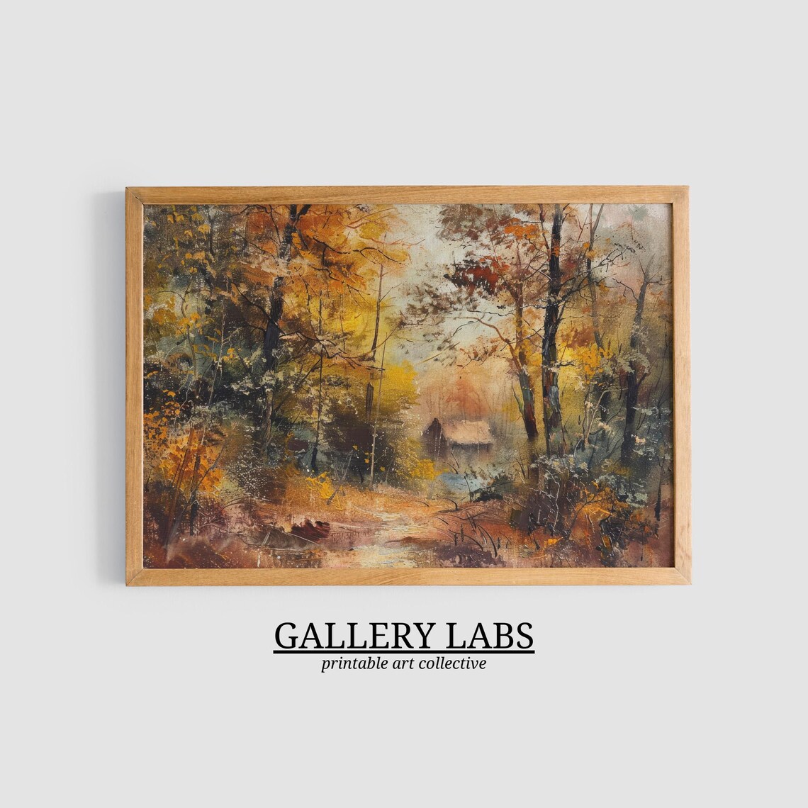 Forest Fall Decor, Rustic Home Art Print - Image 3