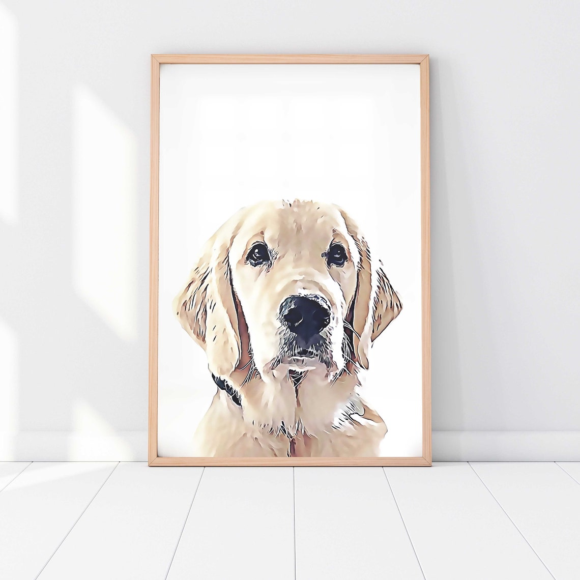 Custom Pet Portrait, Dog and Cat Portrait Art Print - Image 4
