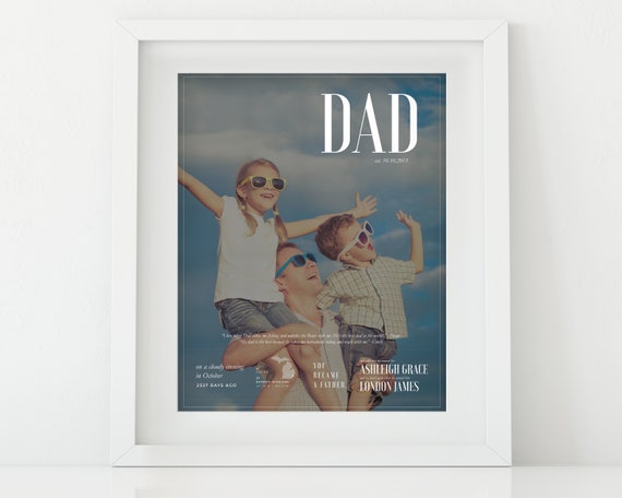 Custom Photo Print for Dad, Father's Day Gift