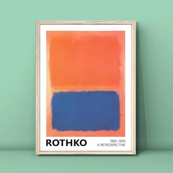 Mark Rothko - Blue and Orange Art Print