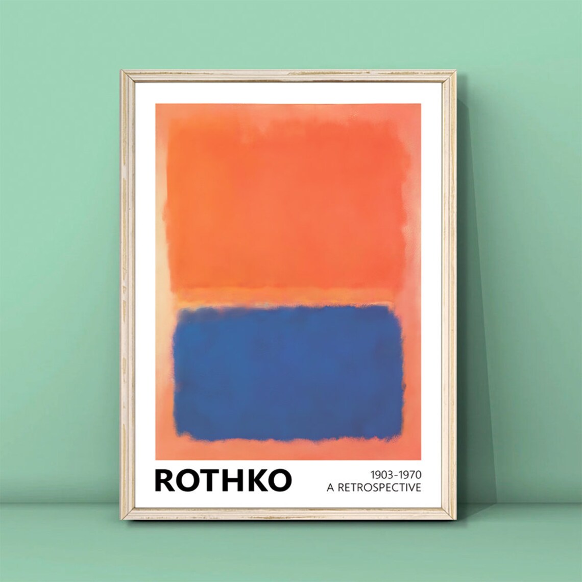 Mark Rothko - Blue and Orange Art Print