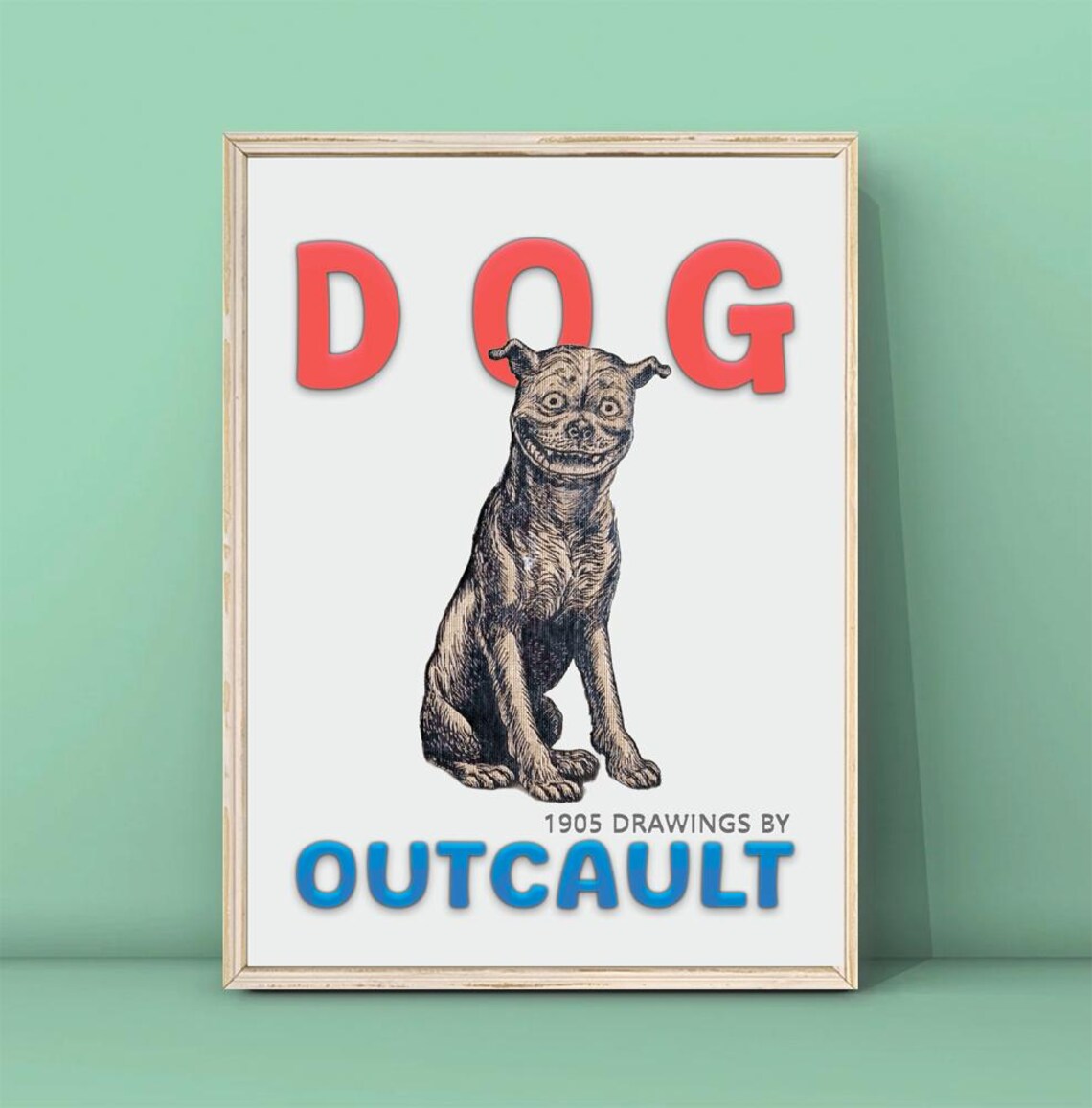 Richard F Outcault Dog Print 1905 Drawings By Richard F Outcault Outcault Painting Vintage Dog Illustration Dog Poster