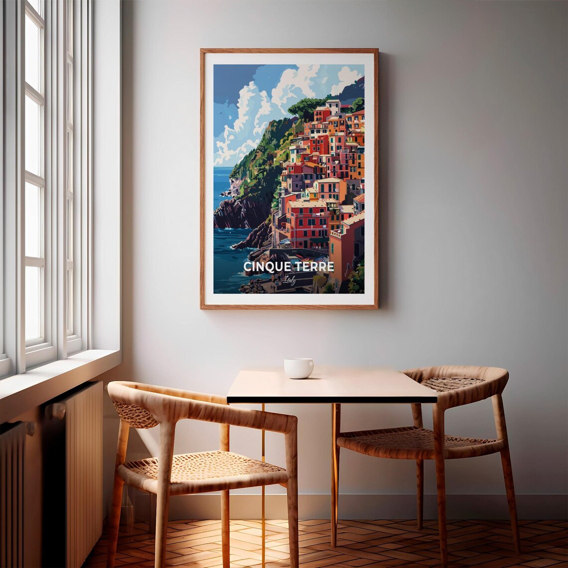 Cinque Terre Italy Colorful Cliffside Village Coastal Travel Poster - Image 3