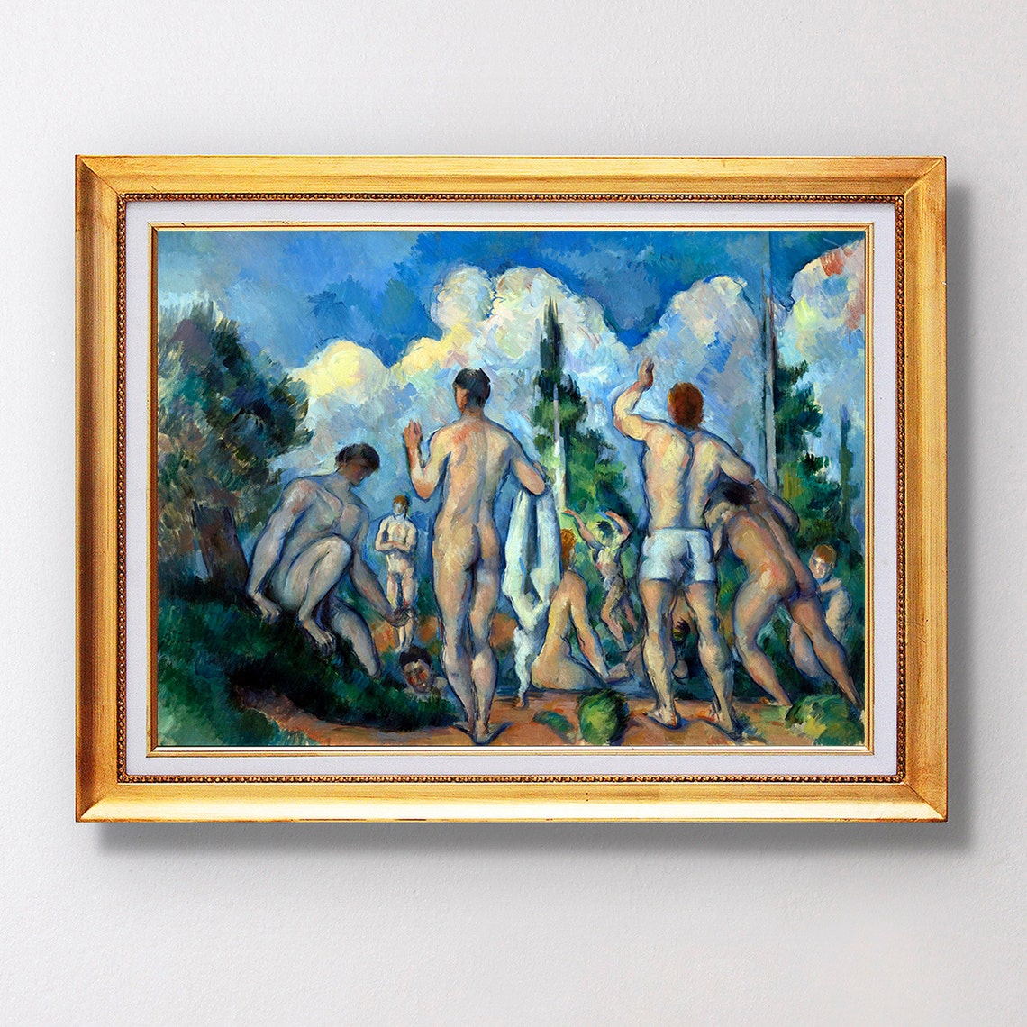 Paul Cezanne Bathers 1890 Fine Art Glice Sku 0240