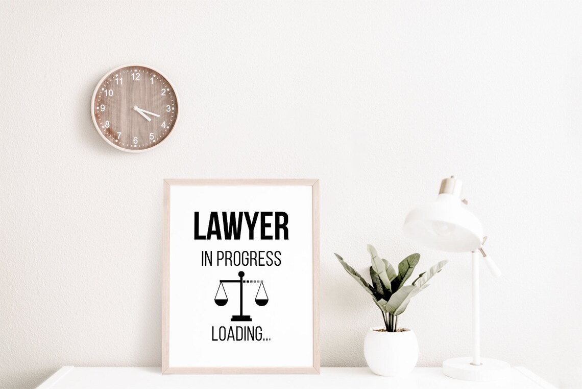 Law School Graduation Gift, Future Lawyer Art Print - Image 2