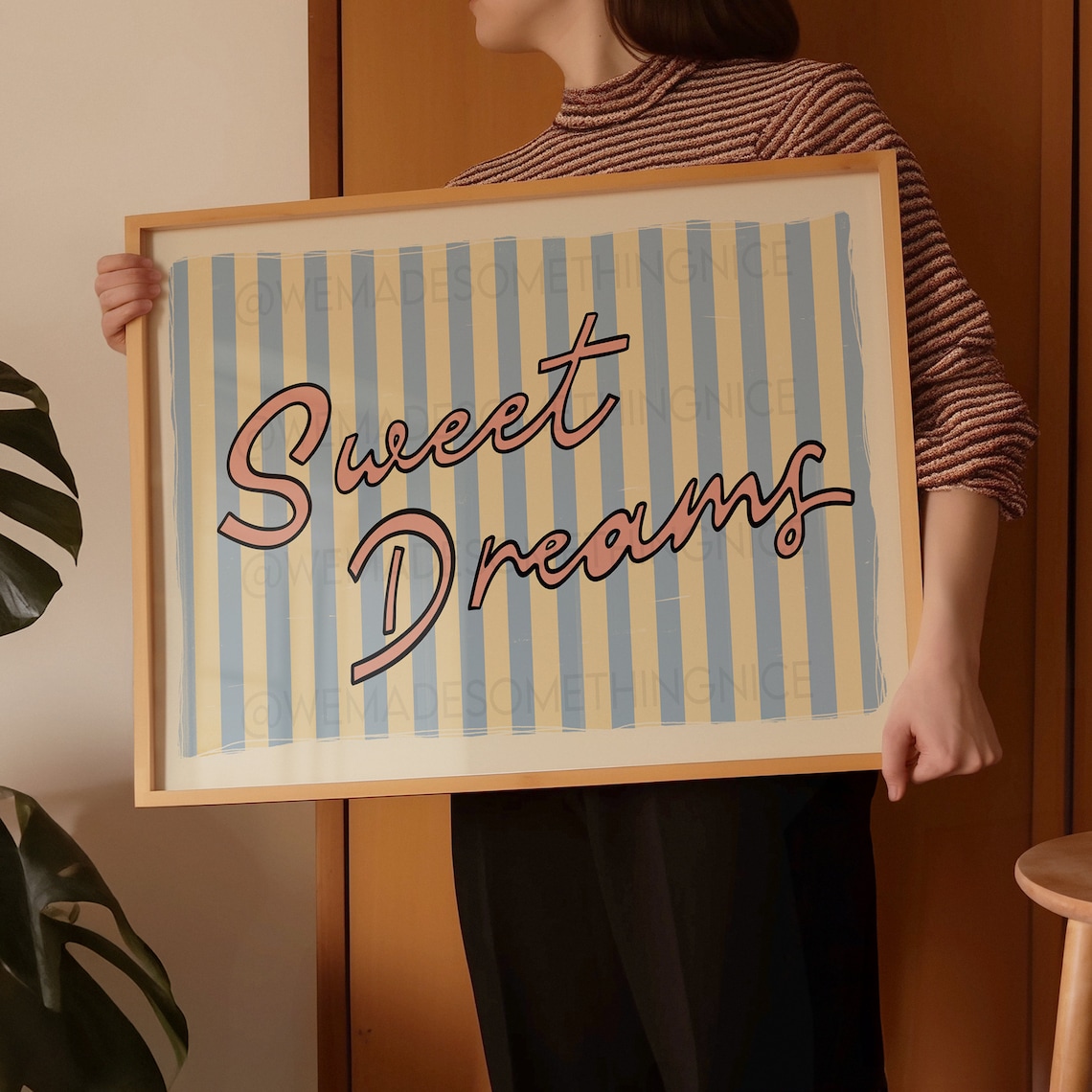 Sweet Dreams Retro Wall Art, Coquette Decor - Image 2