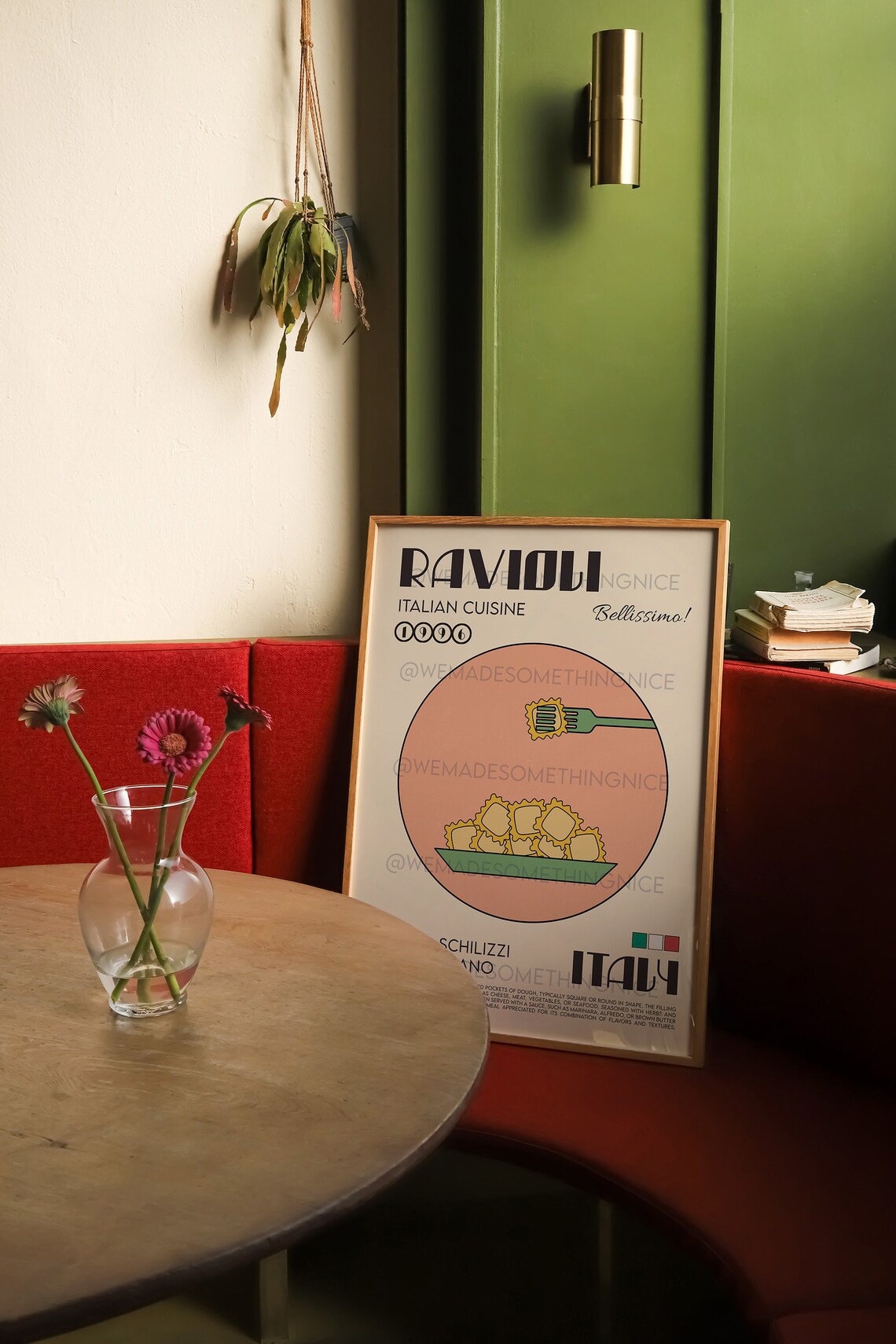 Ravioli Retro Kitchen Art Print, Chef Poster - Image 3