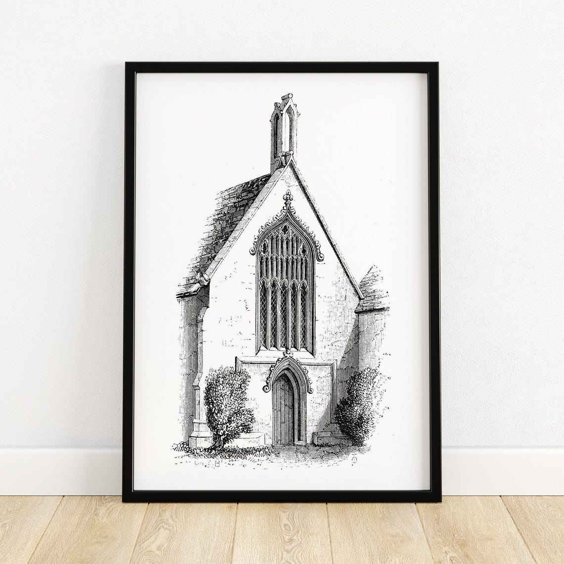Higham Ferrers Church Northamptonshire Gothic Facade Art Poster