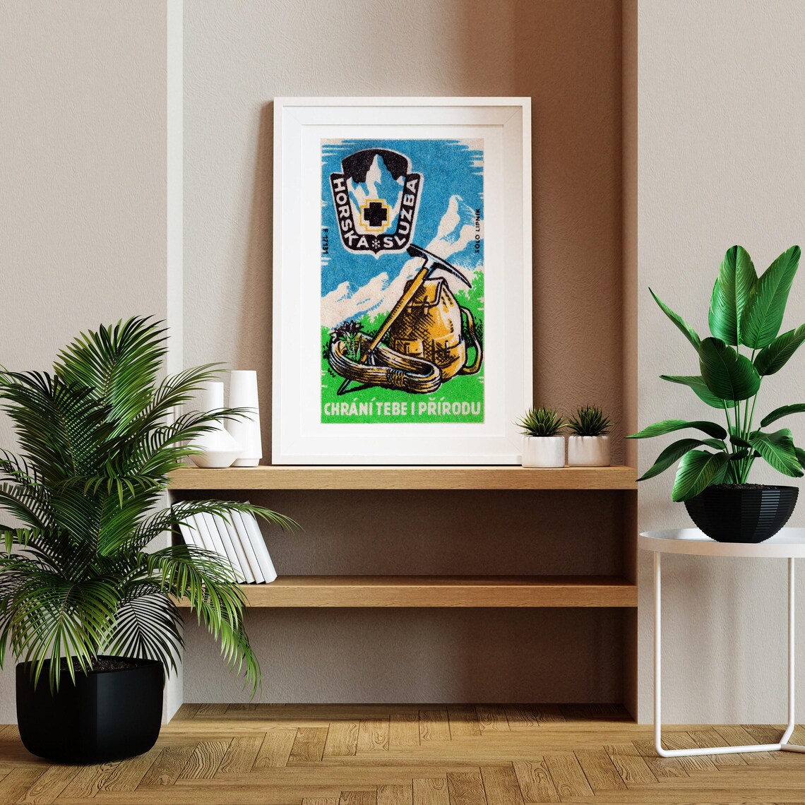 Mountain Climbing Kit Matchbox Vintage Poster Print - Image 2