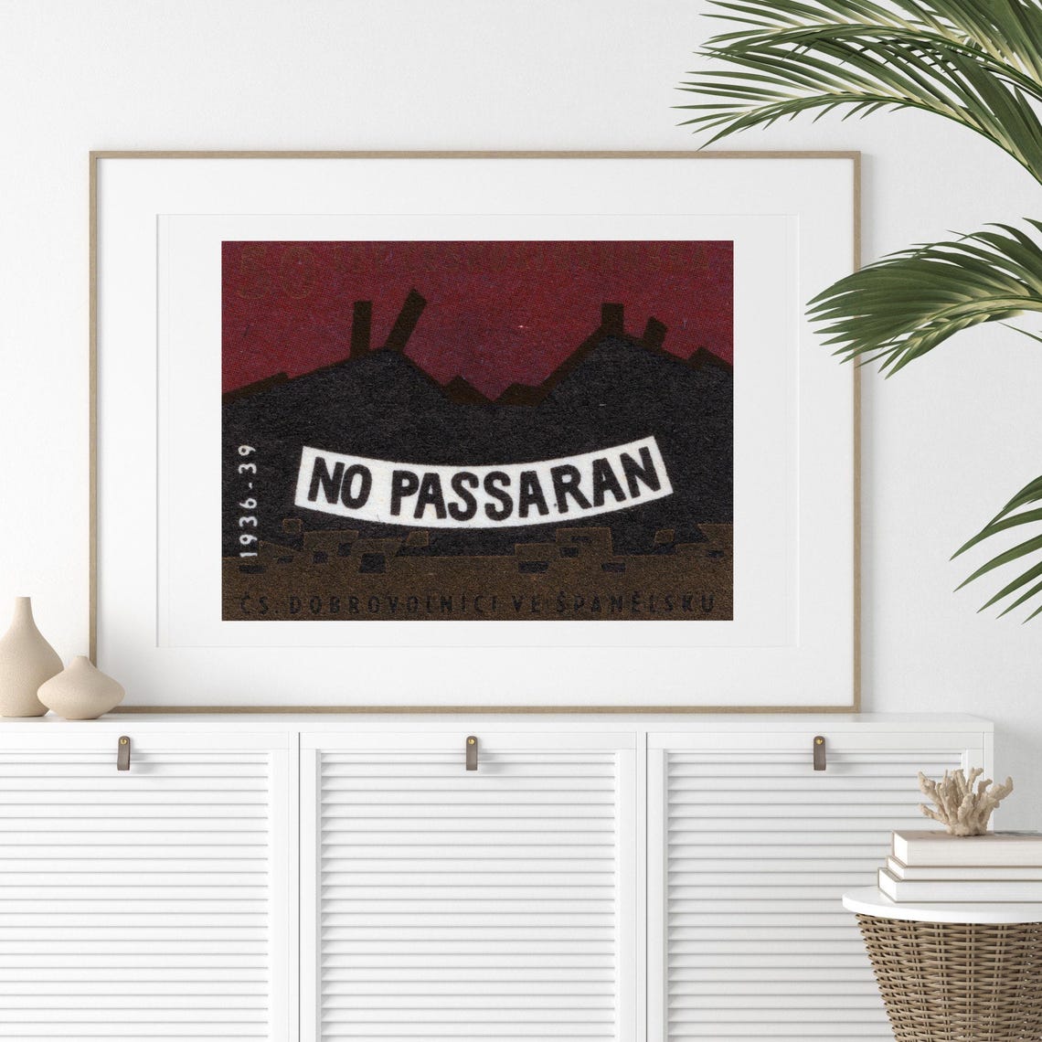 No Pasaran 1936 1939 Spanish Civil War Czech Volunteers Art Print - Image 2