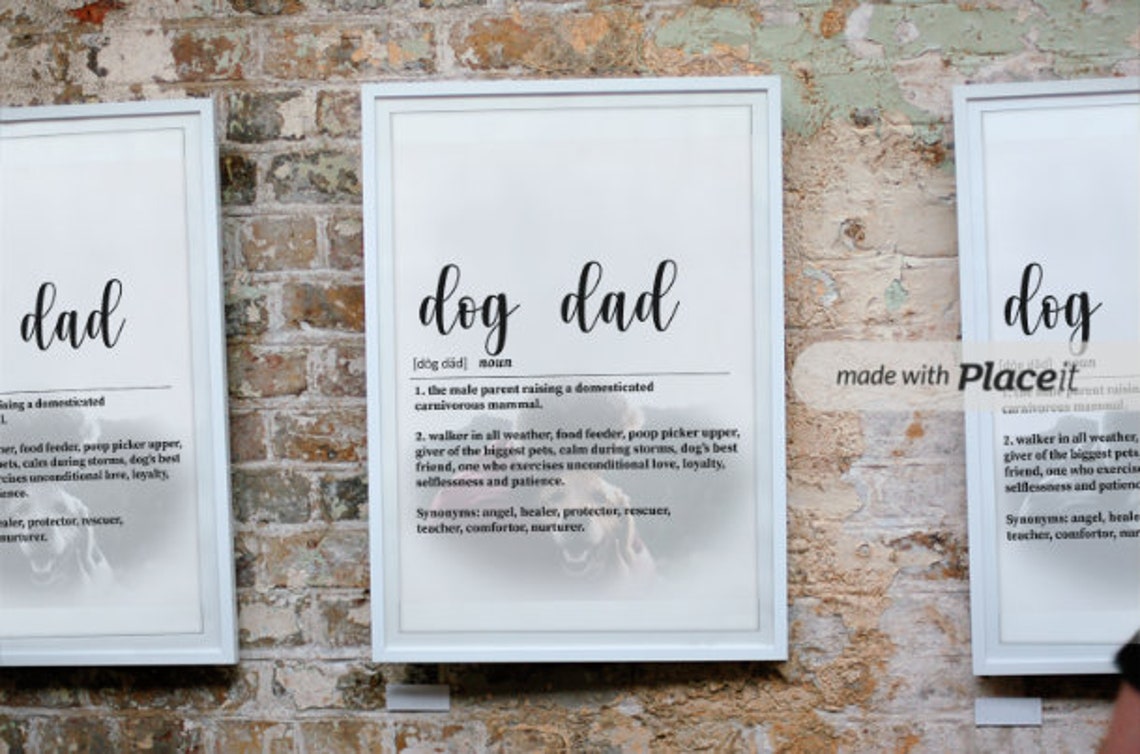 Definition Of Dog Dad Print Dog Lover Gift Dog Wall Art Dog Quote Print Dog Poster Dog Mom Gift Dog Meaning Art Dog Art - Image 4