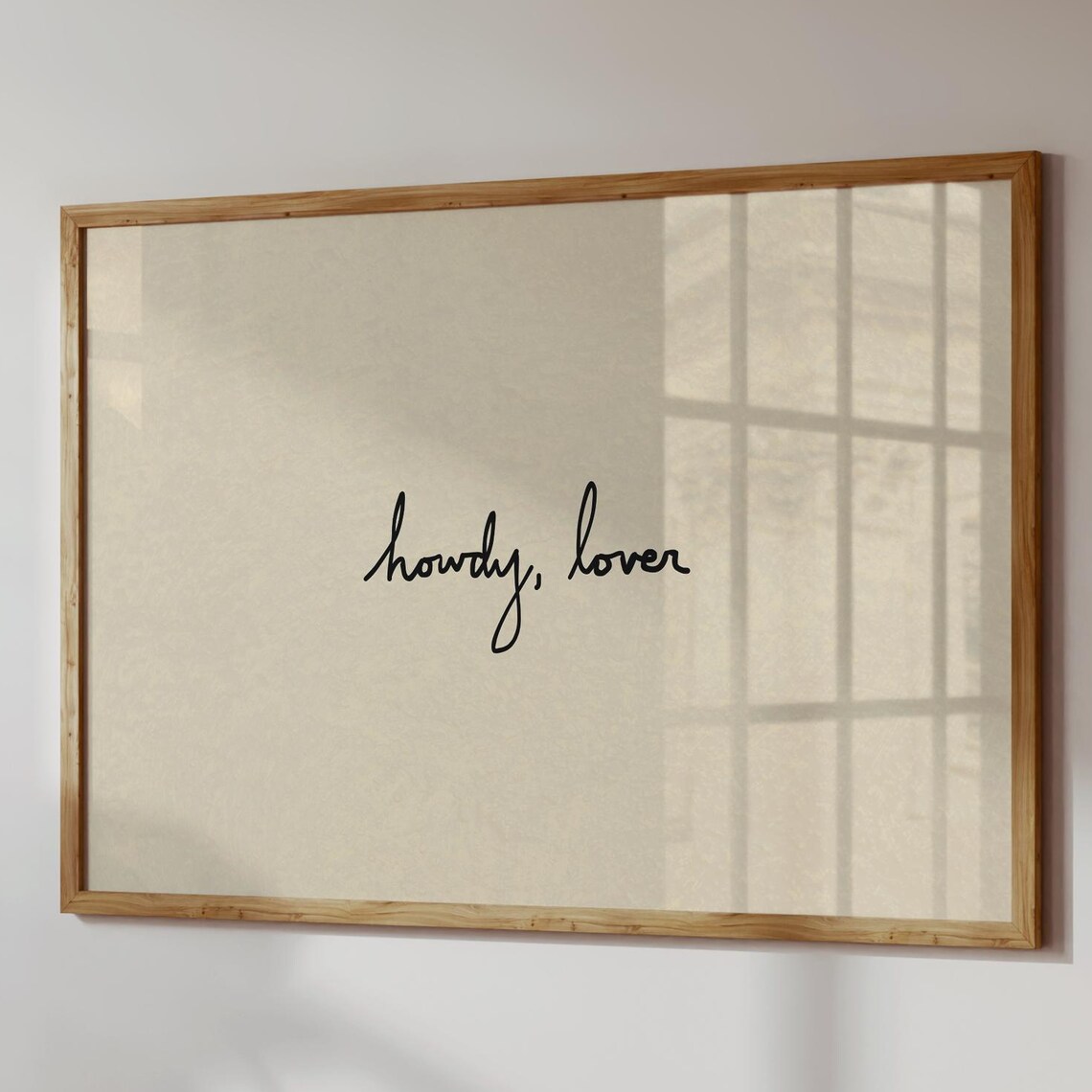 Romantic Western Print - Handdrawn Typography