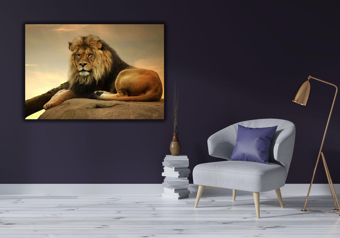 Lion Photo Poster The King Of Animals Lion Wall Art Print Wild Life Art Animal Print Animal Print Wild Life Photography - Image 2