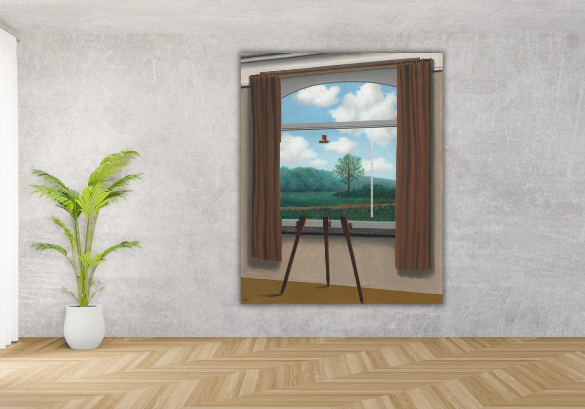 Rene Magritte The Human Condition Easel Window Surrealist Poster - Image 2