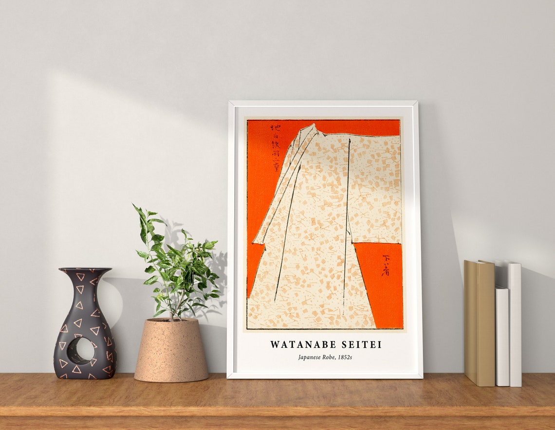 Vintage Japanese Magazine Print Japanese Art Poster Oriental Vintage Exhibition Art Famous Artist Print Asian Gallery Wall Home Decor - Image 2