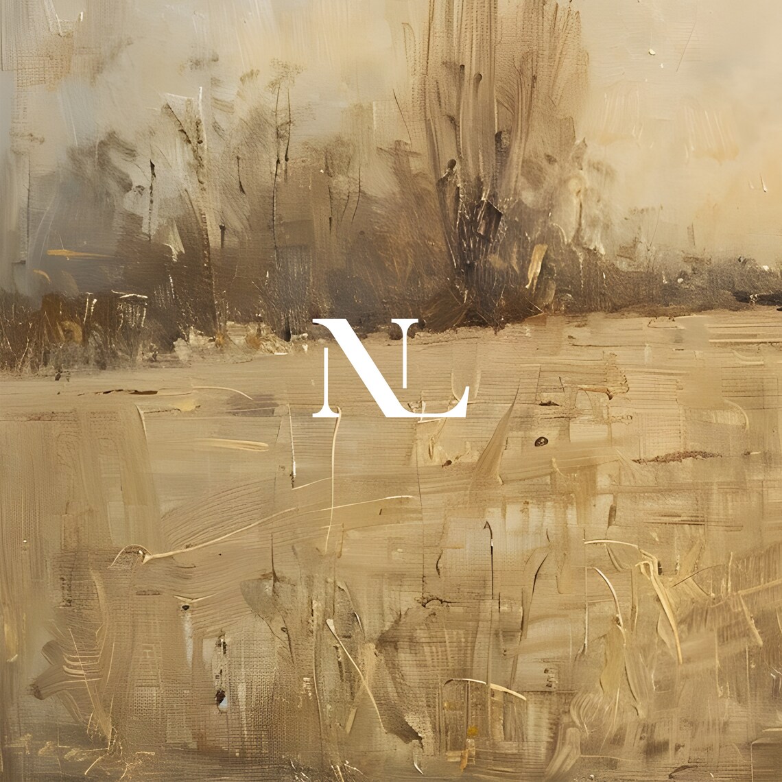 Golden Wheat Field Farmhouse Misty Morning Landscape Painting Poster - Image 5
