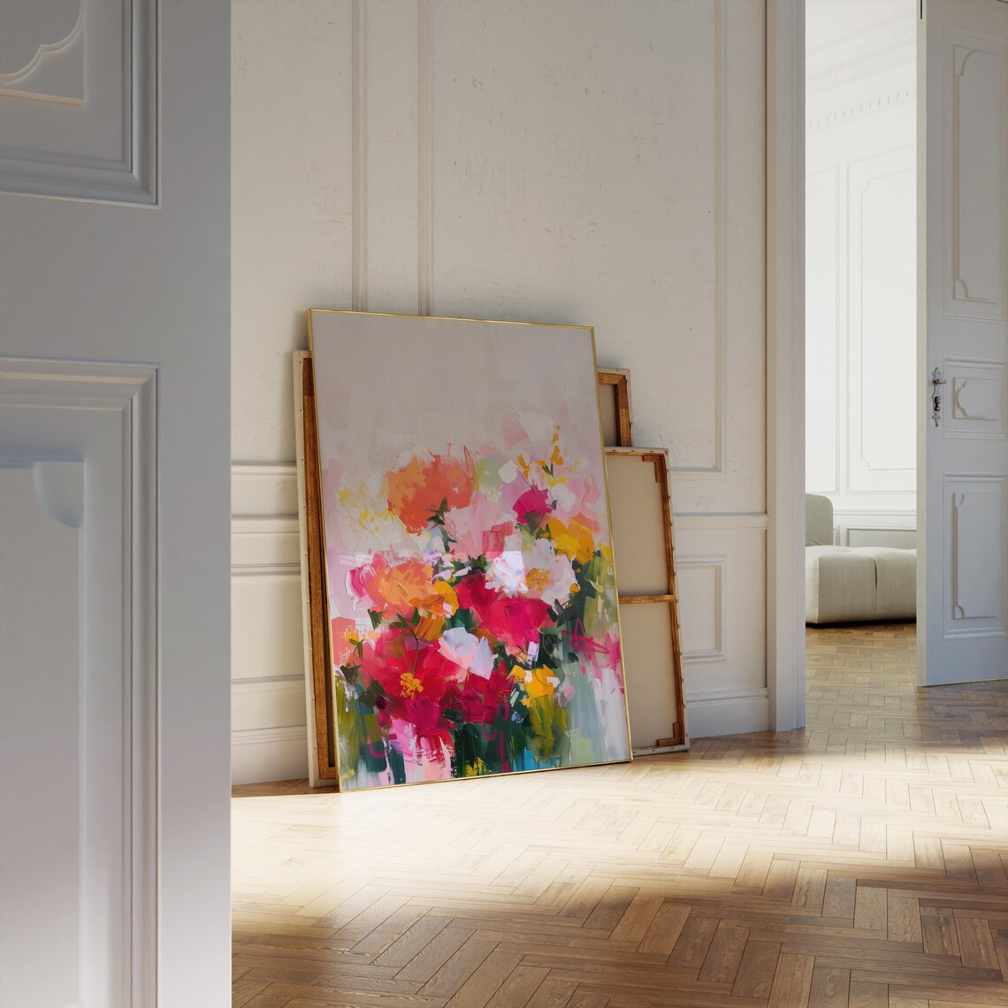 Botanical Flower Art, Minimalist Scandinavian Bloom - Image 4