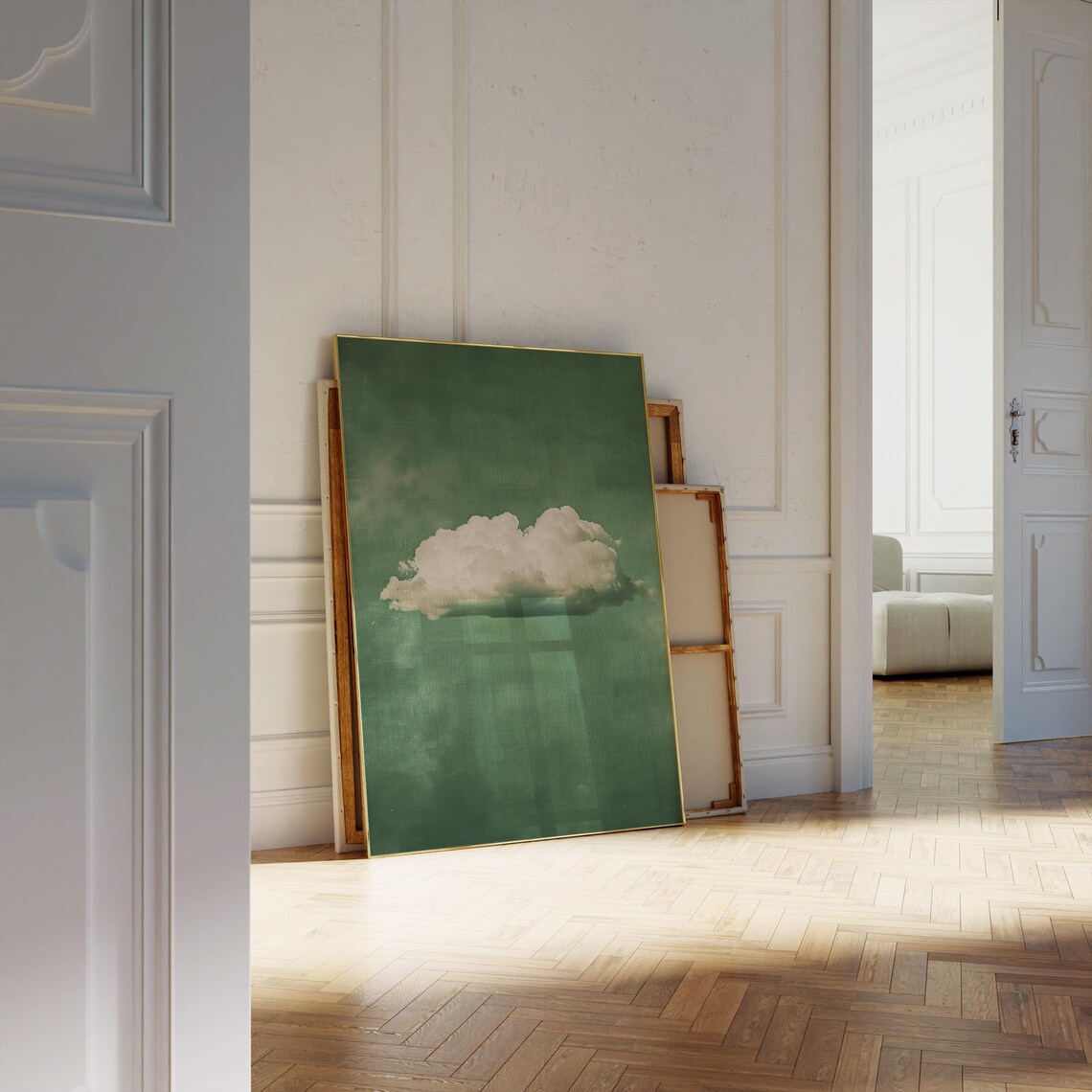 Clouds Minimalist Travel Poster - Image 4