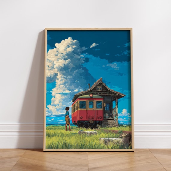 Vibrant 8 Bit Animeinspired Vertical Posters Wall Art For Home Decor Gift Lovers Studio Unique Room