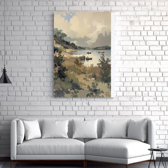 Peaceful Day On The Lake Art