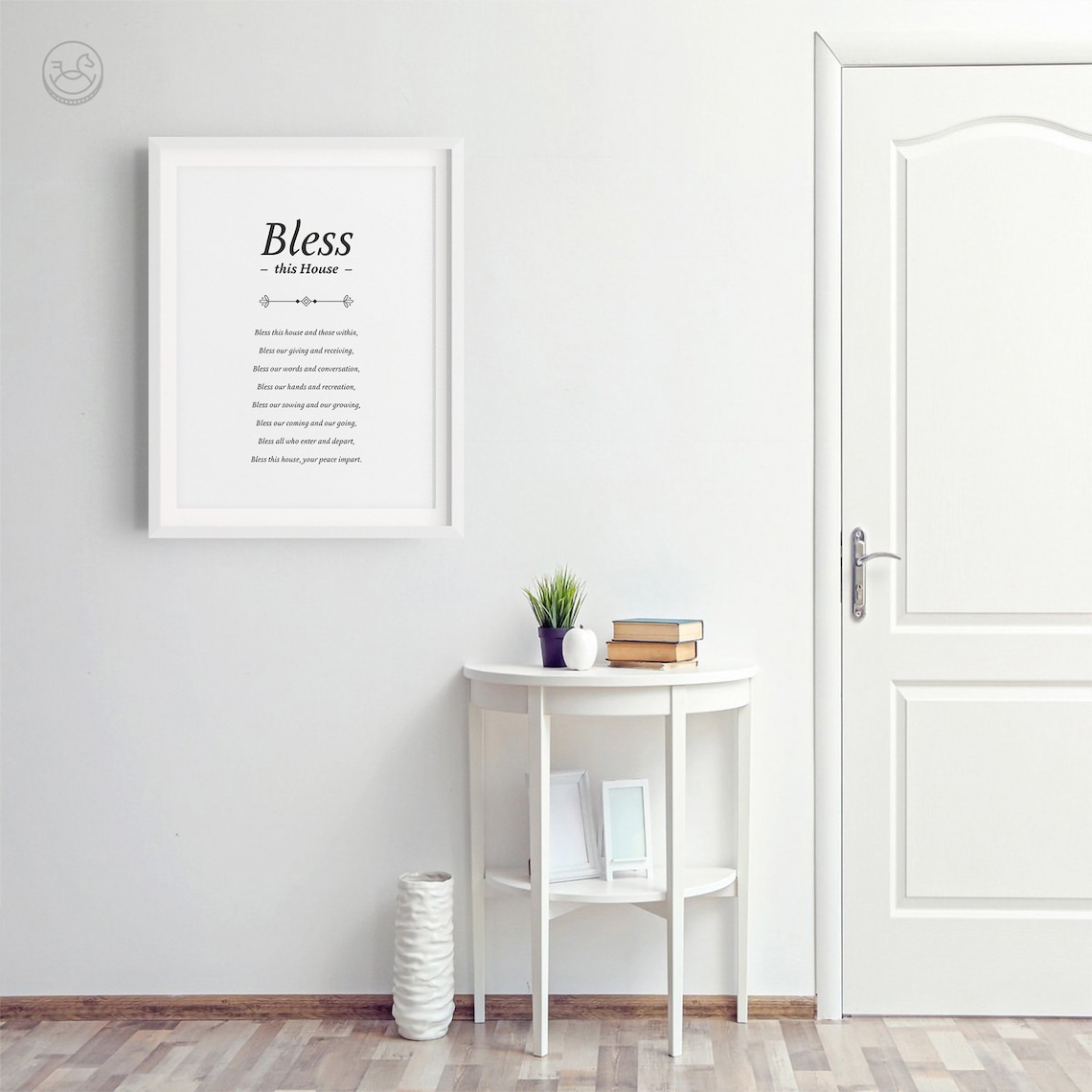 Bless This House Prayer Quote Wall Art Print - Image 2