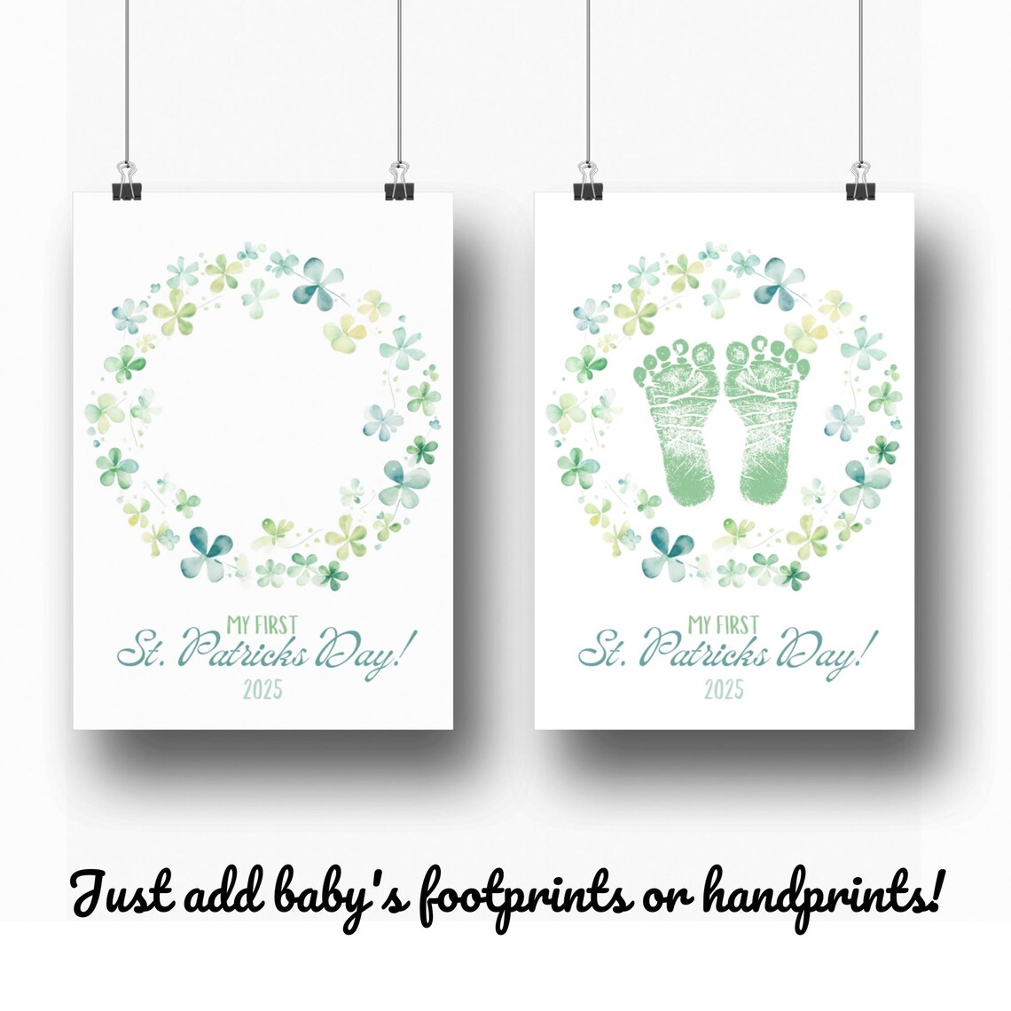 My First St. Patrick's Day Keepsake Art Print - Image 3