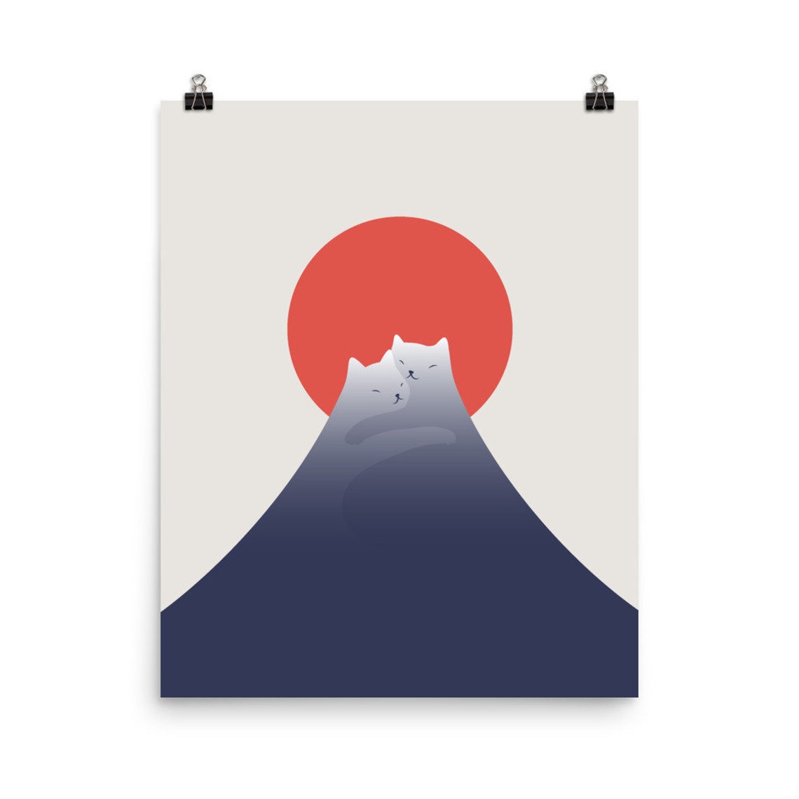 Cat Landscape 98 Art Print