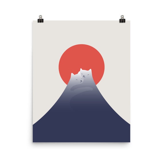 Cat Landscape 98 Art Print