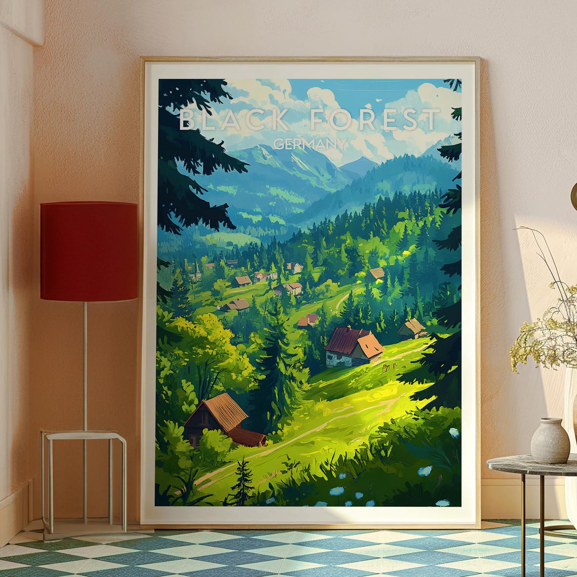 The Brothers Grimm Black Forest Travel Gift Poster - Image 2
