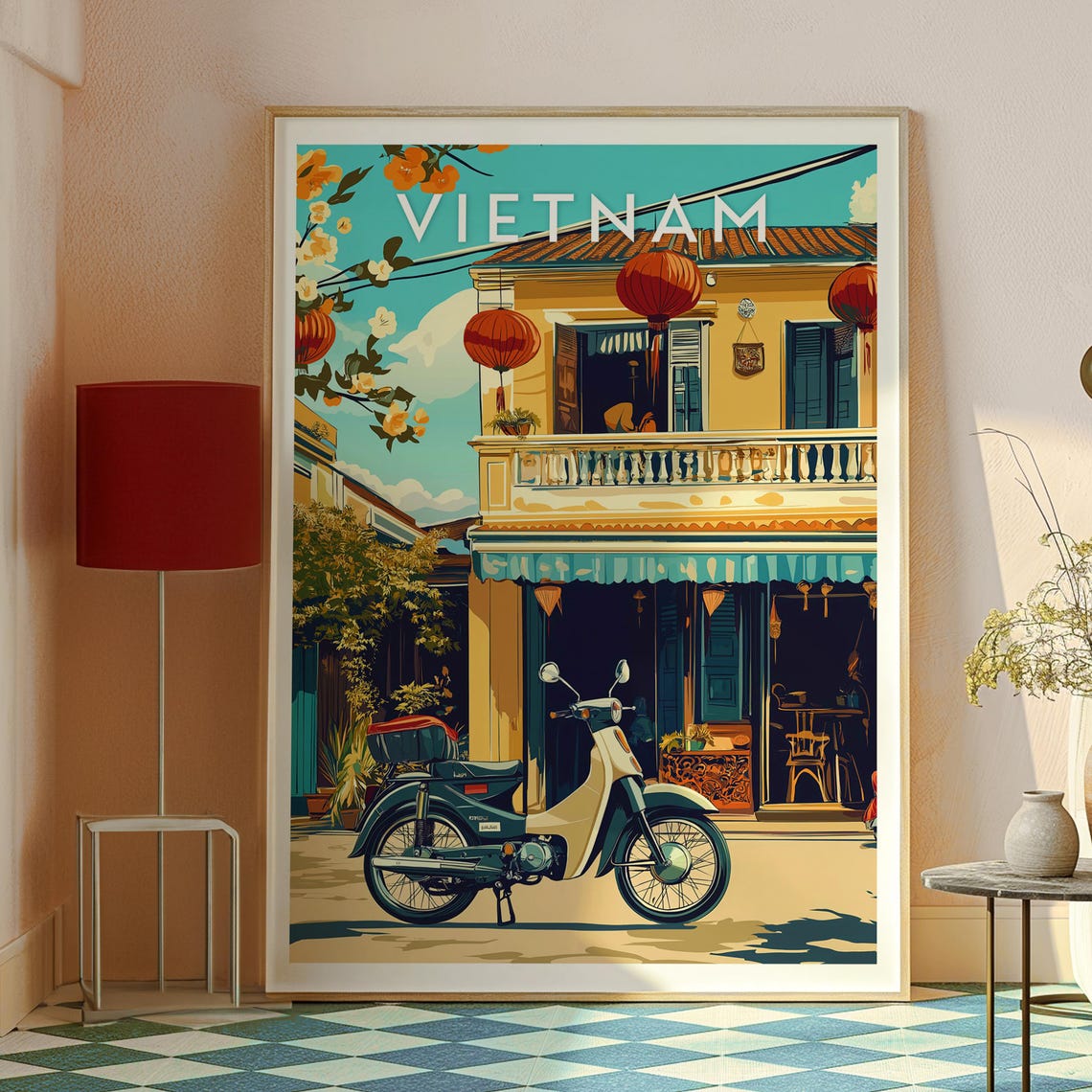 Vietnam Print Wall Art Hanoi Poster Travel Backpacking Ho Chi Minh Ha Giang - Image 2
