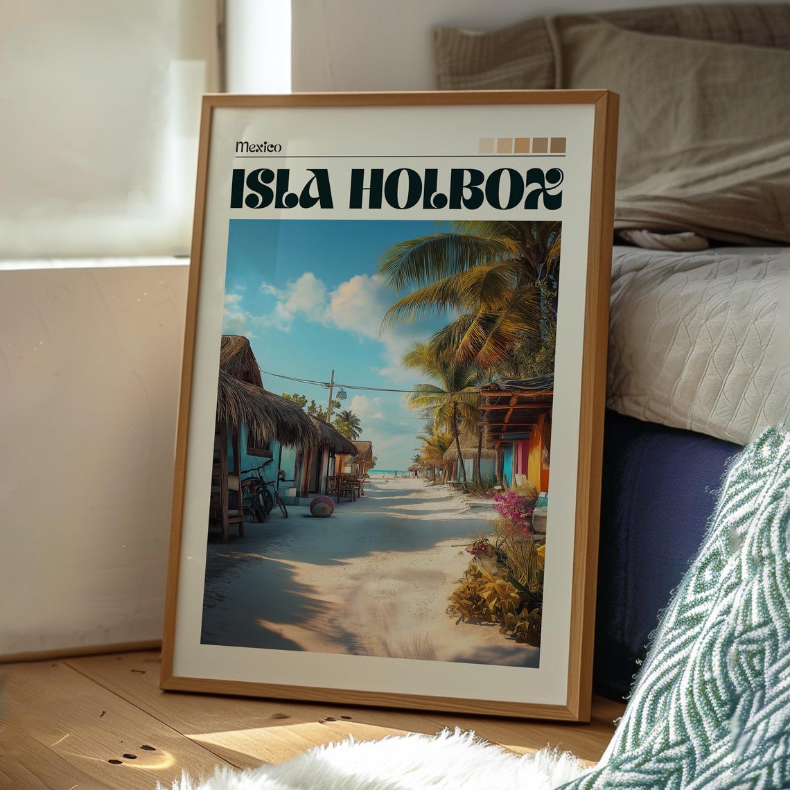 Isla Holbox Print Mexico Island Wall Art Beach Poster Travel Yucatn Peninsula - Image 3