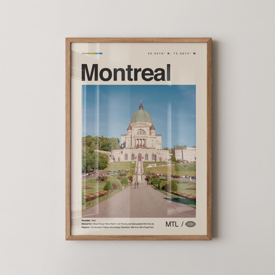 Montreal Saint Joseph's Oratory Basilica Canada Photography Poster