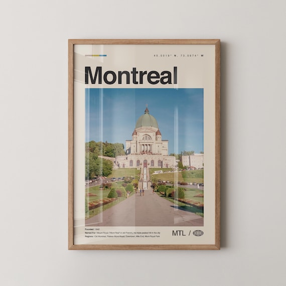Montreal Saint Joseph's Oratory Basilica Canada Photography Poster